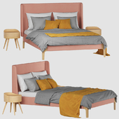 Roscoe Bed and Ada Bedside Table
