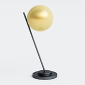 Настольная лампа со сферическим плафоном