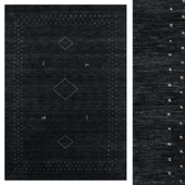 Carpet CarpetVista Loribaf Loom Alfa - Black / Grey CVD17984