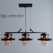 "ОМ" Подвесной светильник Lumina Deco Capri W3 черный