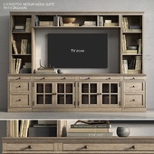 Pottery barn LIVINGSTON MEDIUM MEDIA SUITE WITH DRAWERS