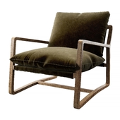 Ura chair in Olive green