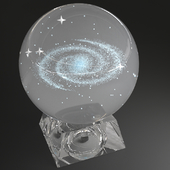 for the contest Glass Ball "Milky Way"