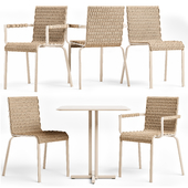 Roberti Rattan Key West Chairs&Table