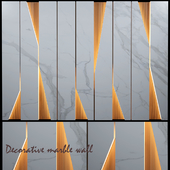 Decorative marble wall