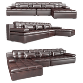 PARLAK 330 leather corner sofa