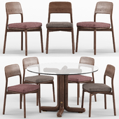 Emma chair and Tondo round table - Porada