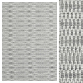 Carpet CarpetVista Kilim Long Stitch - Long Stitch Dark Grey CVD18832