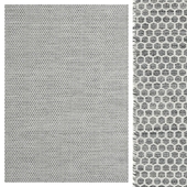 Carpet CarpetVista Kilim Honey Comb - Honeycomb Mid Grey CVD18772