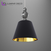 "OM" Pendant lamp Lumina Deco Muraneo black