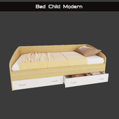 Children bed "Modern" with drawers