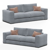 Sofa, flat type, model MOON