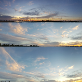 Panorama sky sunset 3