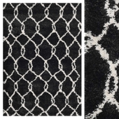Carpet CarpetVista Shaggy Taza - Dark Grey / Off-White CVD19374