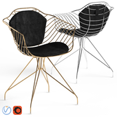 Cult Living Moda Wire Metal Chair