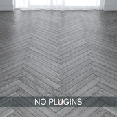 Gray Ash Wood Parquet Floor Tiles vol. 004 in 2 types