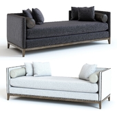 West Elm Nailhead Double Chaise