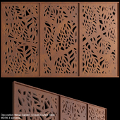 Decorative Metal Garden Screen Corten Steel | MD56 3 screens