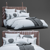 heatherly design piper bedhead and bed sheet