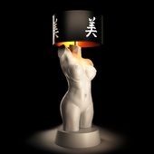Female torso lamp