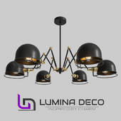 "ОМ" Подвесной лофт светильник Lumina Deco Valmonti W6