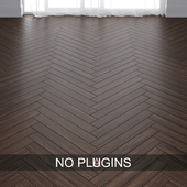 Walnut Wood Parquet Floor Tiles vol.009 in 2 types