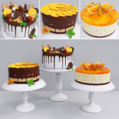 Orange cake collection