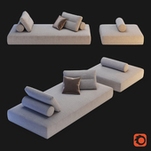 Saba Italia - My Taos Modular Sofa Option 5.6