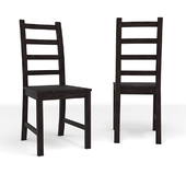 Black wooden IKEA chair KAUSTBY / Стул KAUSTBY от IKEA