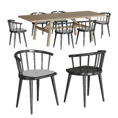 Miniforms Frattino Table & Billiani W Chair
