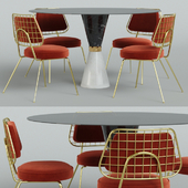 Essential Home set, table and chair