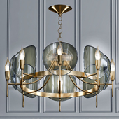 Concave_Smoked_Lucite_Disc_Chandelier