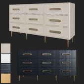 Odetta Nine-Drawer Dresser