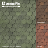 Seamless texture of shingles DOCKE Dome Collection