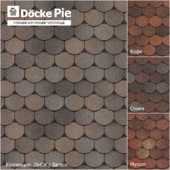 Seamless texture of shingles DOCKE collection Liege