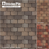 Seamless texture of shingles DOCKE Zurich collection