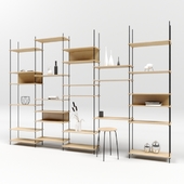 Shelving system by moebe