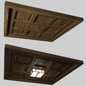 Деревянный потолок-конструктор
