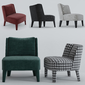 Small armchairs Cecile and Isabelle by Meridiani