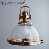 "OM" Pendant lamp Lumina Deco Falko bronze LDP 119-300 (MD)