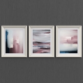 Set of abstraction wall art