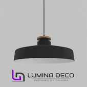 "OM" Pendant lamp Lumina Deco Ludor black LDP 7974 (BK)