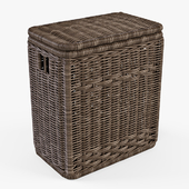 Laundry basket 008 / brown color