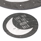 Round Rug H & M Home (Love You to the Moon & Back)