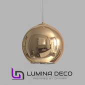 "OM" Suspended modern lamp Lumina Deco Lobos gold LDP 107-300 (GD)