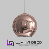 "OM" Suspended modern lamp Lumina Deco Lobos pink LDP 107-300 (RGD)
