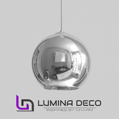 "OM" Suspended modern lamp Lumina Deco Lobos chrome LDP 107-300 (CHR)