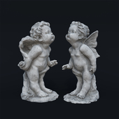 Скульптура садовая "Поцелуй ангела"