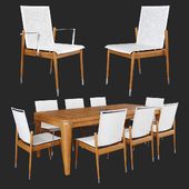 Dining table and armchair by atmosphera