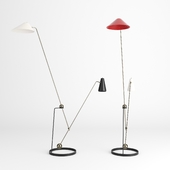 Equilibrium Double-Branch floor lamp by Pierre Guariche
